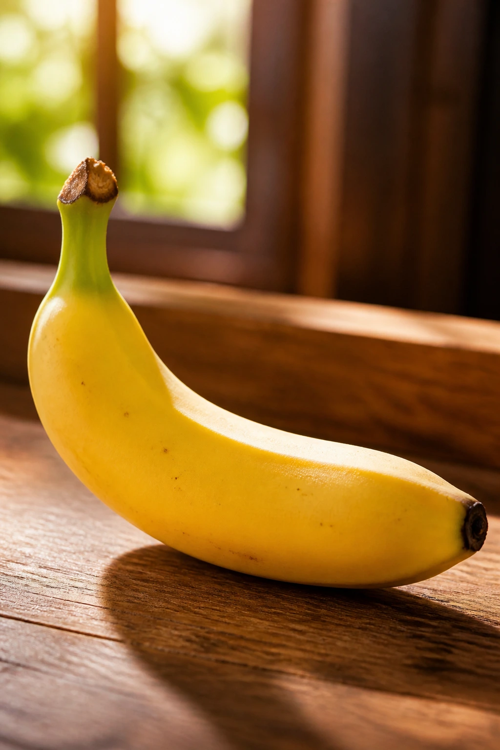 Building Stronger Bones: Are Bananas Good For Your Bones? 3 Banana on wooden surface with sunlight