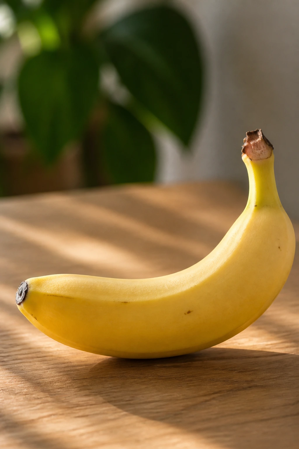 Bananas for UTI: Is Banana Good for UTI? Is It Safe To Eat? 6 Single banana on plain background with soft light