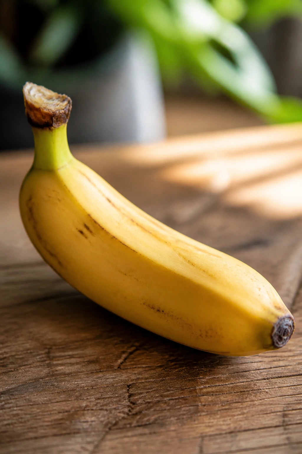 IBS Relief: Are Bananas Good For IBS? 5 Ripe banana on wood surface illustrating fiber for constipation