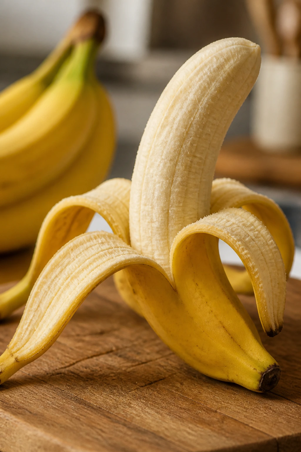Close-up of a banana illustrating stable blood sugar concept