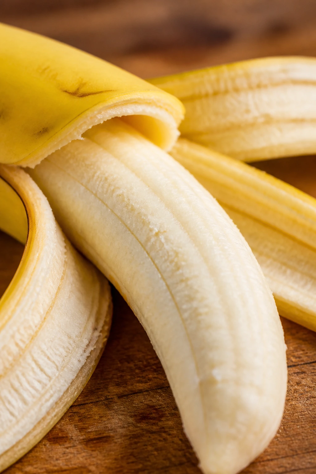 Banishing Breakouts: Are Banana Peels Good For Acne? 3 Macro close-up of the inside of a peeled banana showing its texture