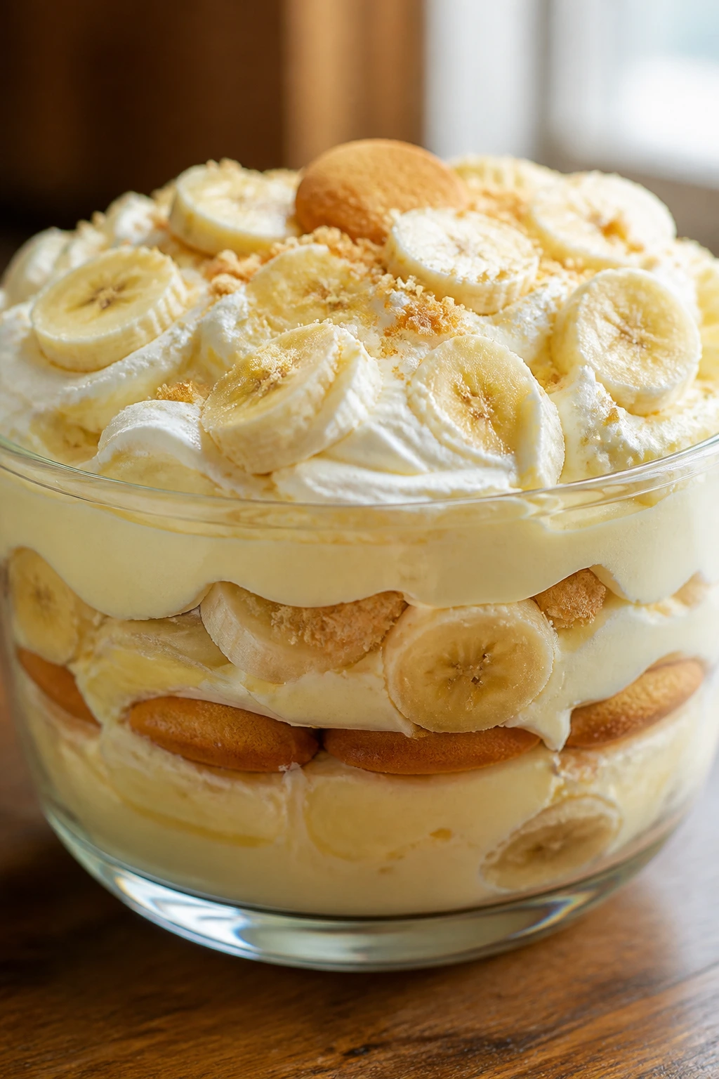 Is Banana Pudding Gluten-Free? Find Out Now! 4 Finished gluten-free banana pudding in a bowl on a kitchen counter