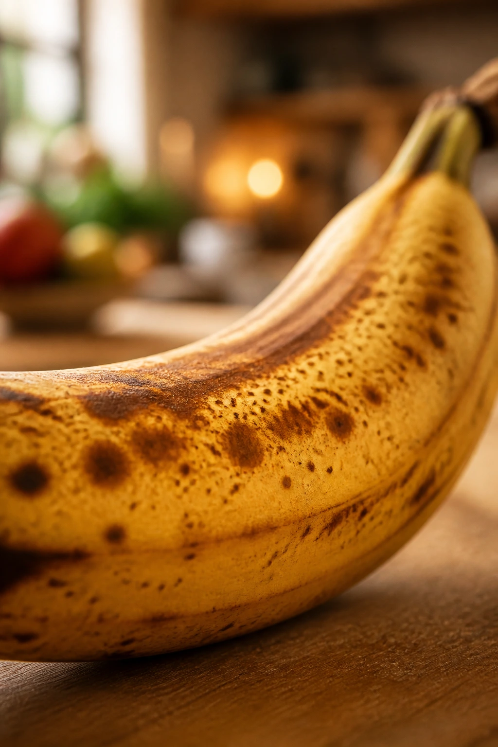 How Long Does It Take For a Banana to Digest? 5 Close-up of a ripe banana with brown spots highlighting ripeness and digestion potential