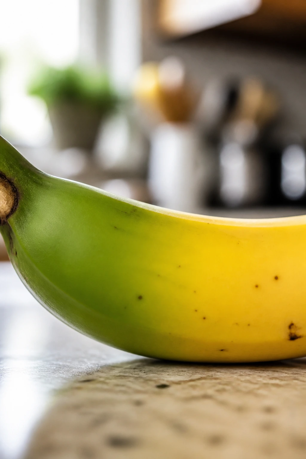 Fruit Color Development: What Determines Every Fruit Color? 2 Banana showing green to yellow color change, illustrating ripening effects on fruit color