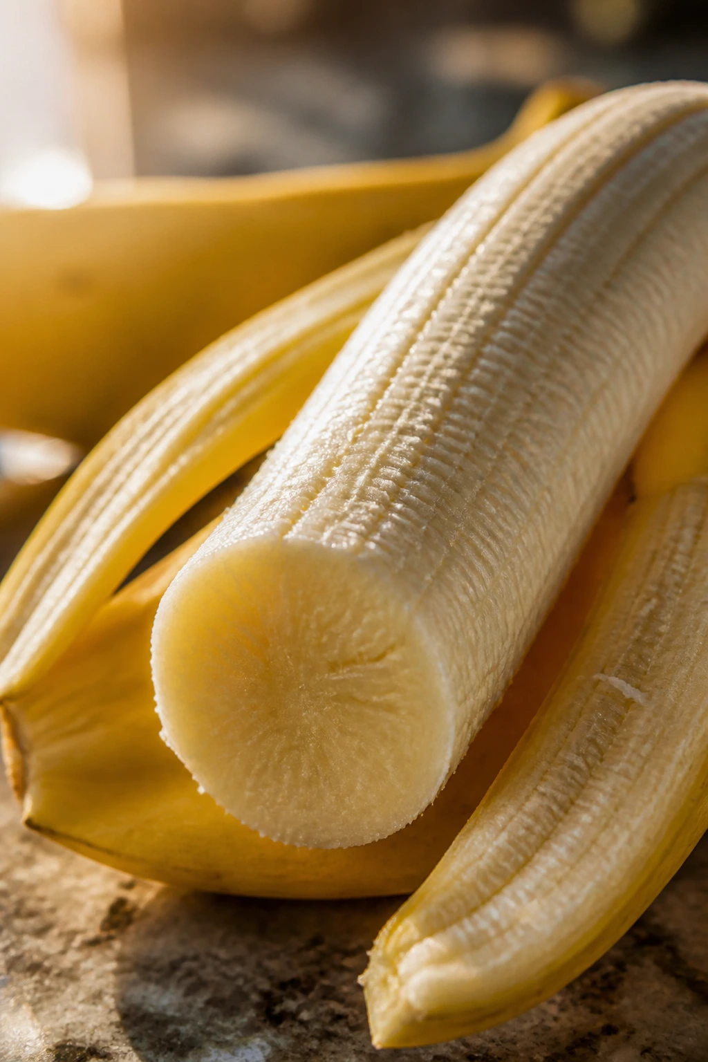 Is Anything With A Seed Considered A Fruit? 4 Seedless banana flesh close-up.