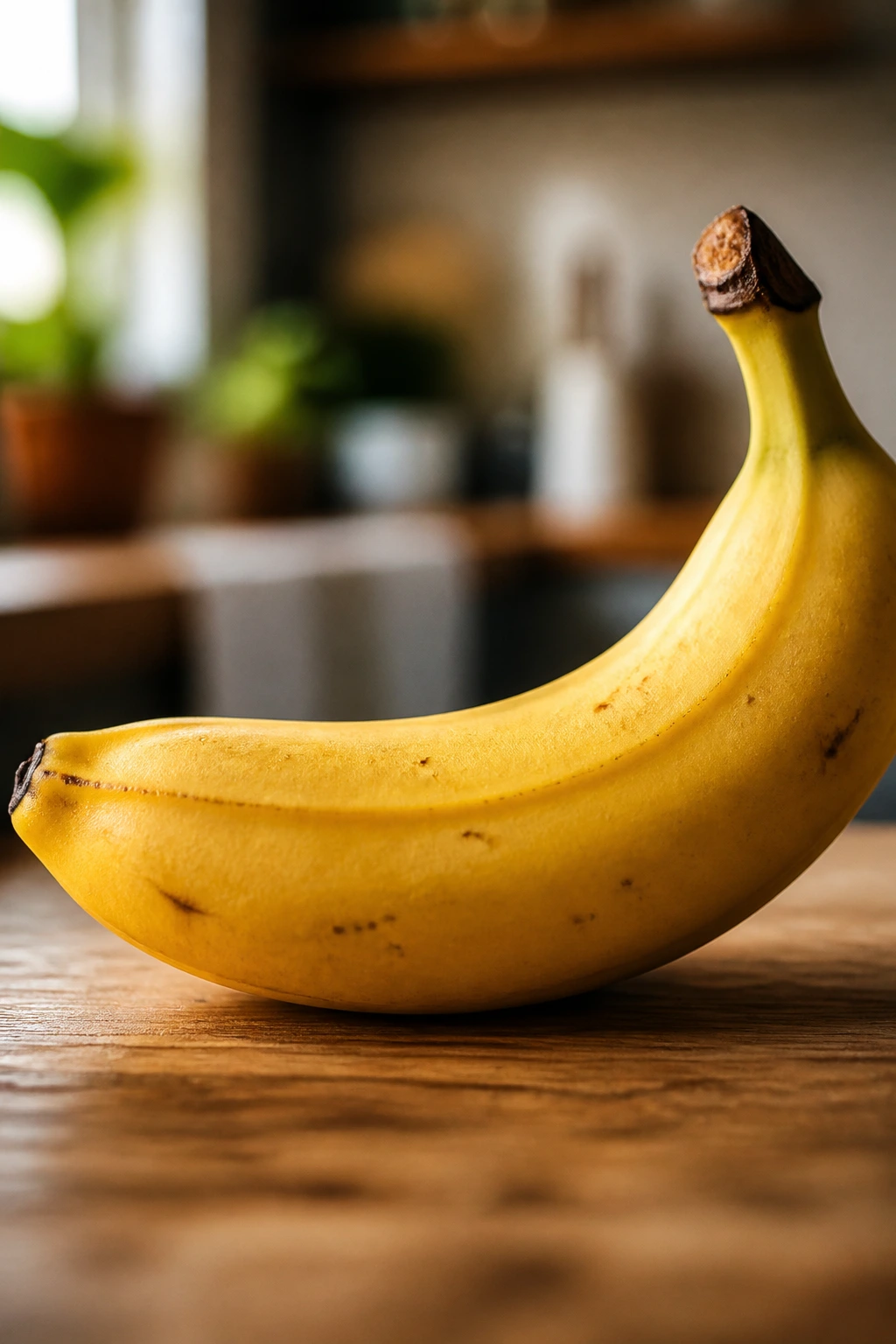 Bananas and the USA: Are Bananas Grown in the USA? 6 Single ripe banana in a kitchen setting