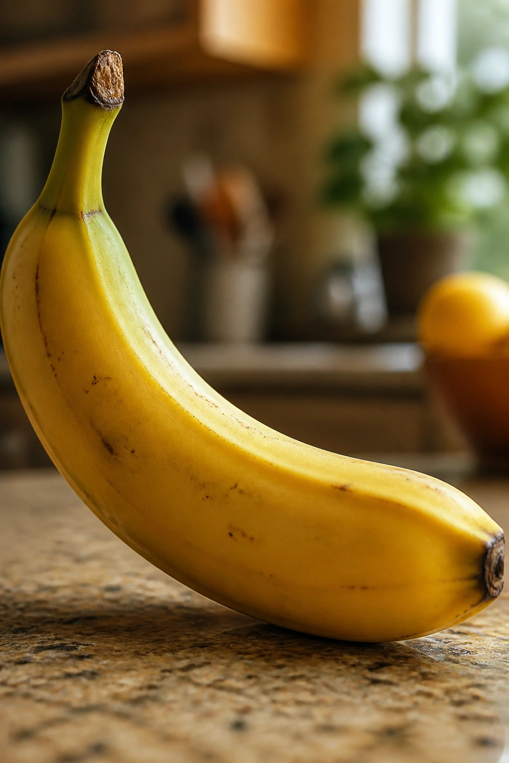 Banana on a kitchen counter representing safety factors