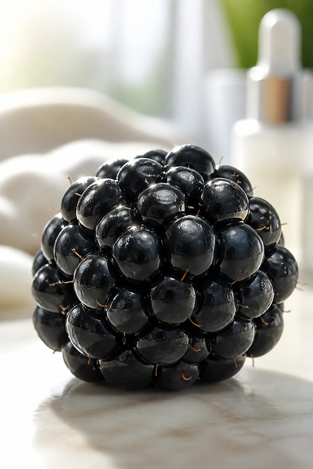 Are Blackberries Good For Your Skin? All You Need To Know 5 Blackberry on light surface suggesting skincare use