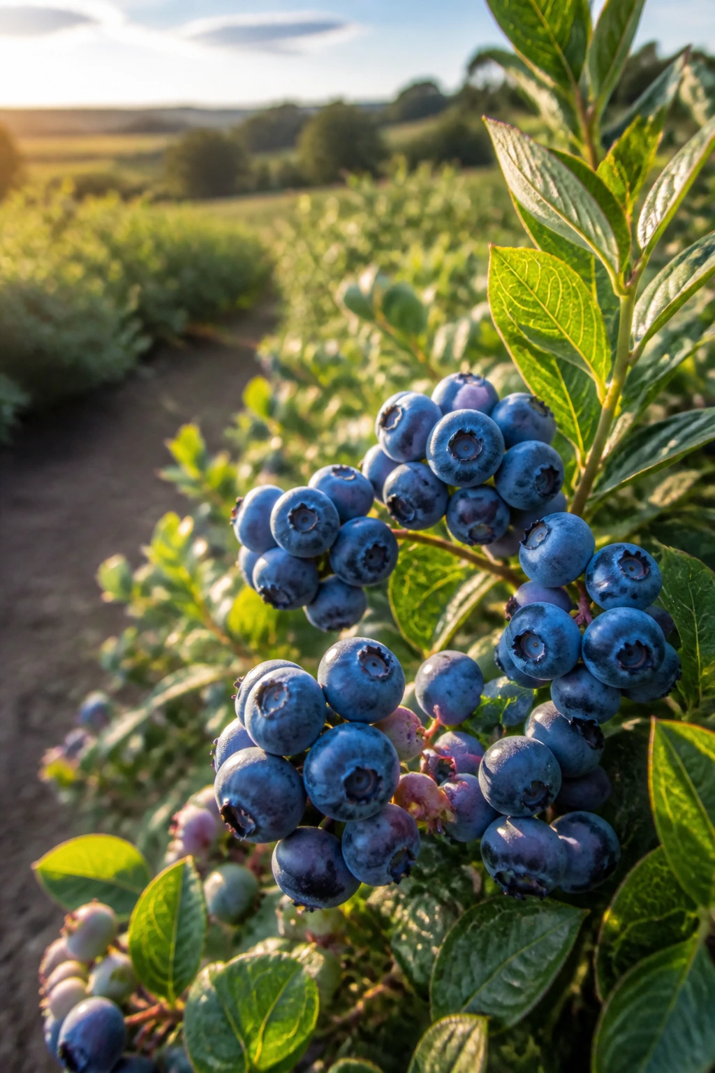 When Are Blueberries In Season? Harvest Season By Regions 6 Close-up of blueberries on a bush in an Australian farm