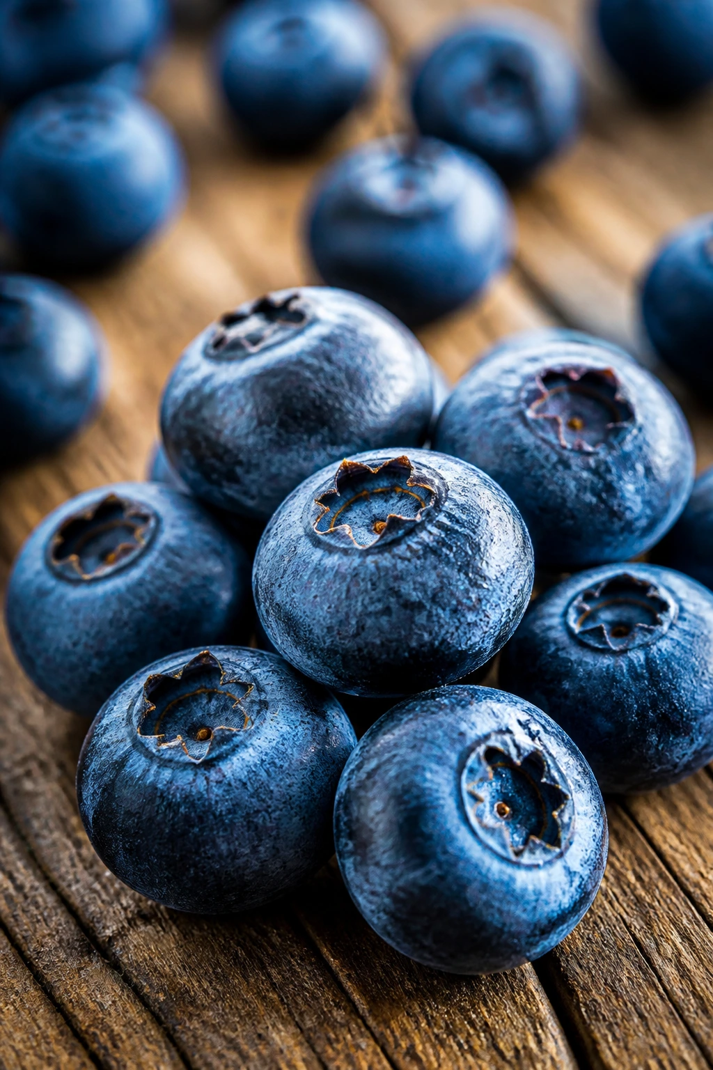 Can Gerbils Eat Blueberries? All You Need To Know 3 Close-up of fresh blueberries on wood