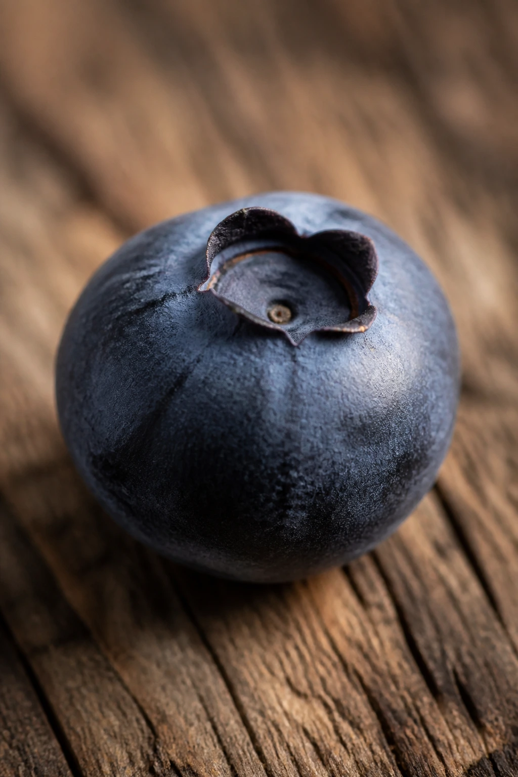 Can Guinea Pigs Eat Blueberries? All You Need To Know 2 Close-up of a ripe blueberry on wood.