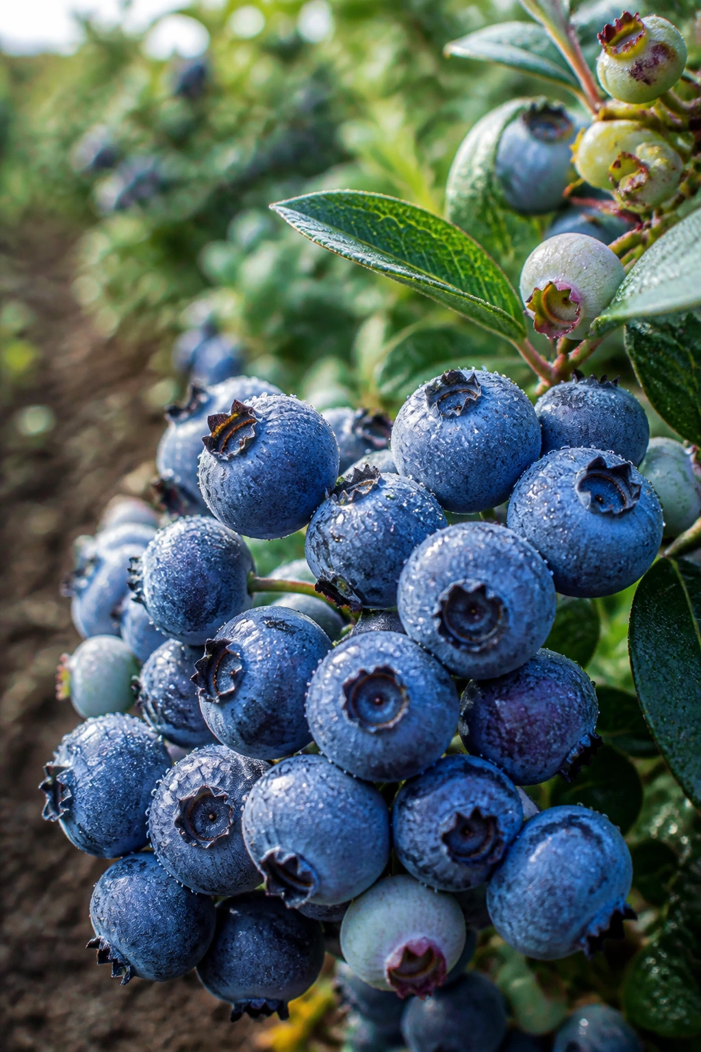 Are Blueberries Acidic Or Alkaline? All You Need To Know 1 Close-up of blueberries with soil background suggesting soil pH determinants