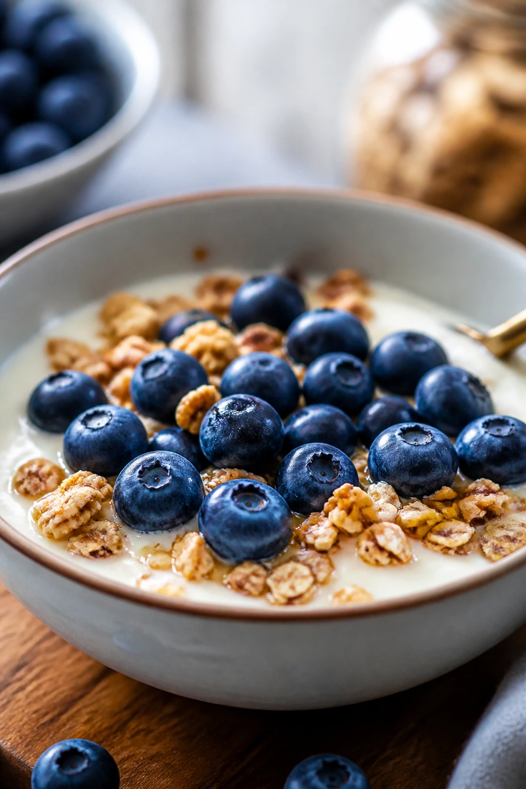 12 Interesting Fun Facts About Blueberries 11 Blueberry yogurt bowl with fresh blueberries