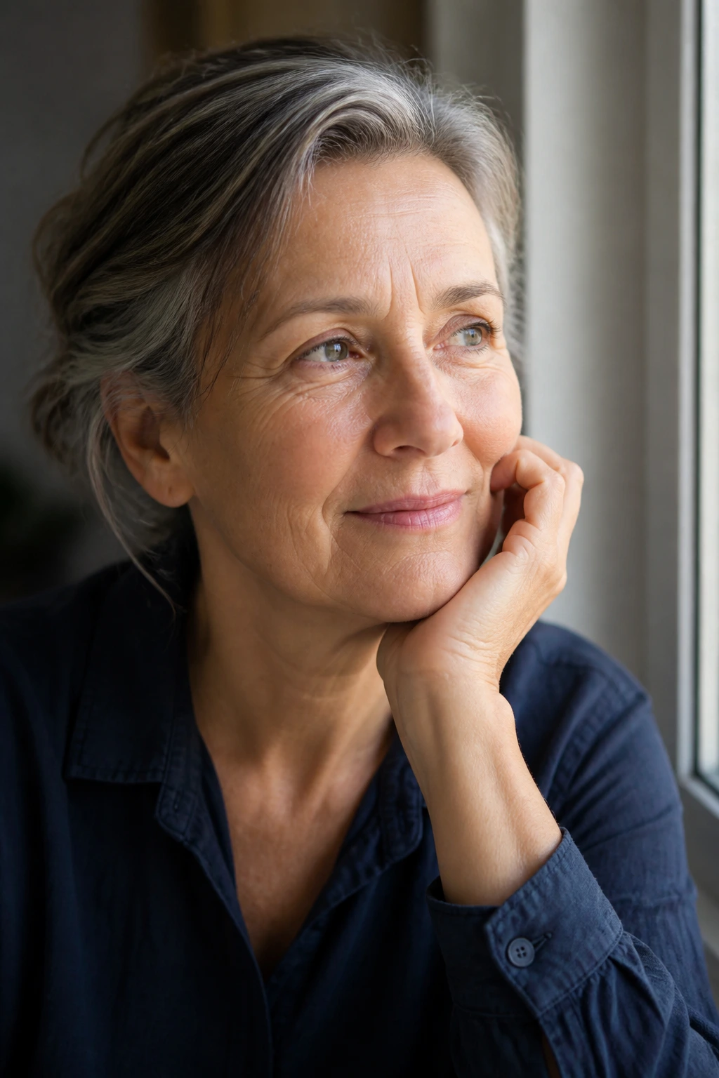 What Happens If You Eat Blueberries Everyday? 2 Close-up portrait of a person highlighting brain health and cognitive function