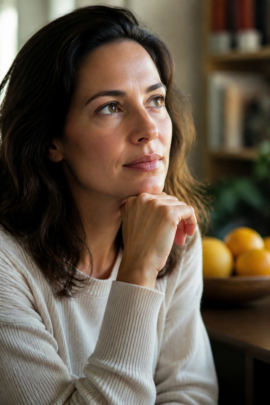 12 Incredible Health Benefits Of Egg Fruit 11 Thoughtful adult portrait in a cozy study environment suggesting brain health support