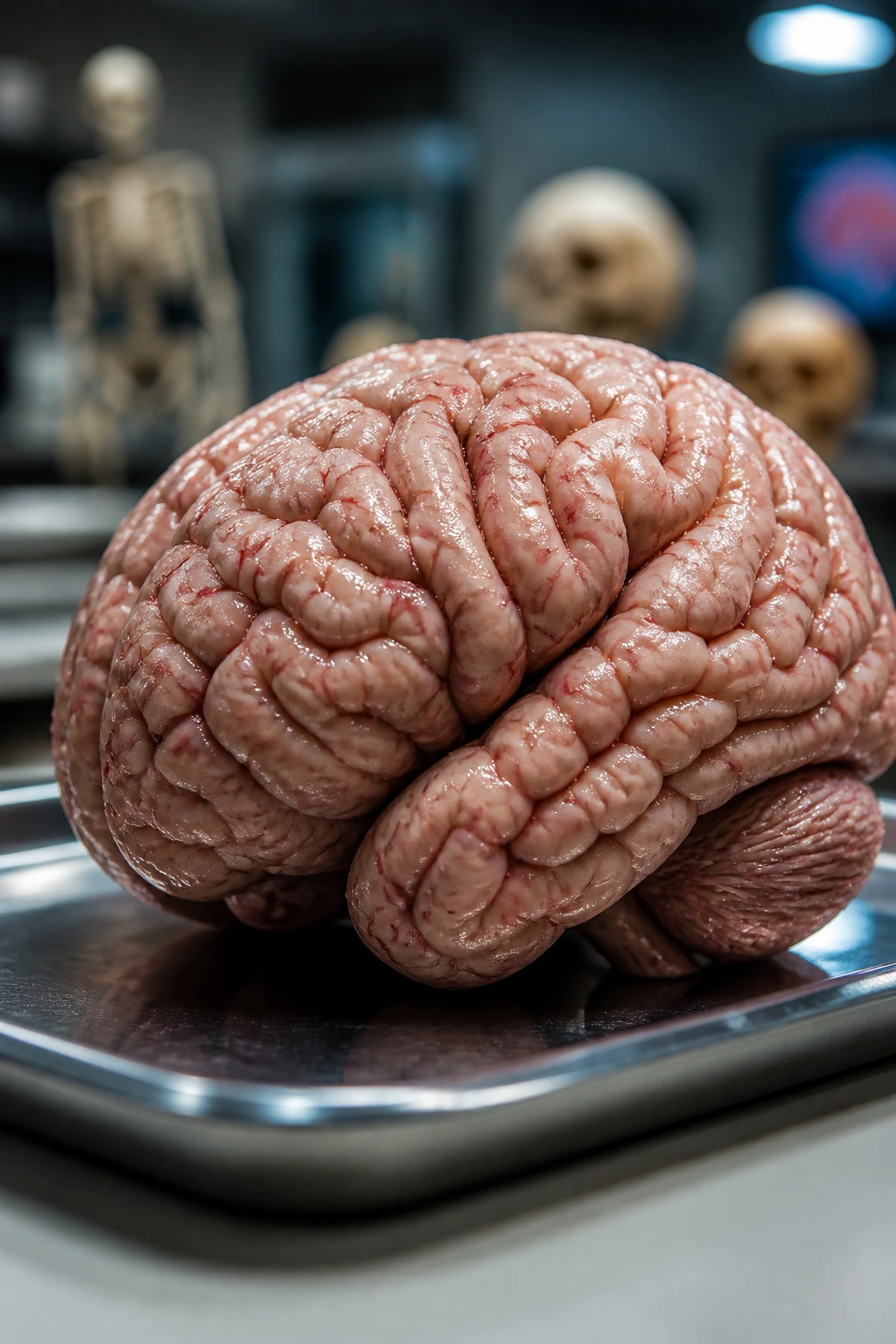 12 Surprising Health Benefits of Garden Egg Fruit 7 Close-up of a realistic brain model in a clinical setting