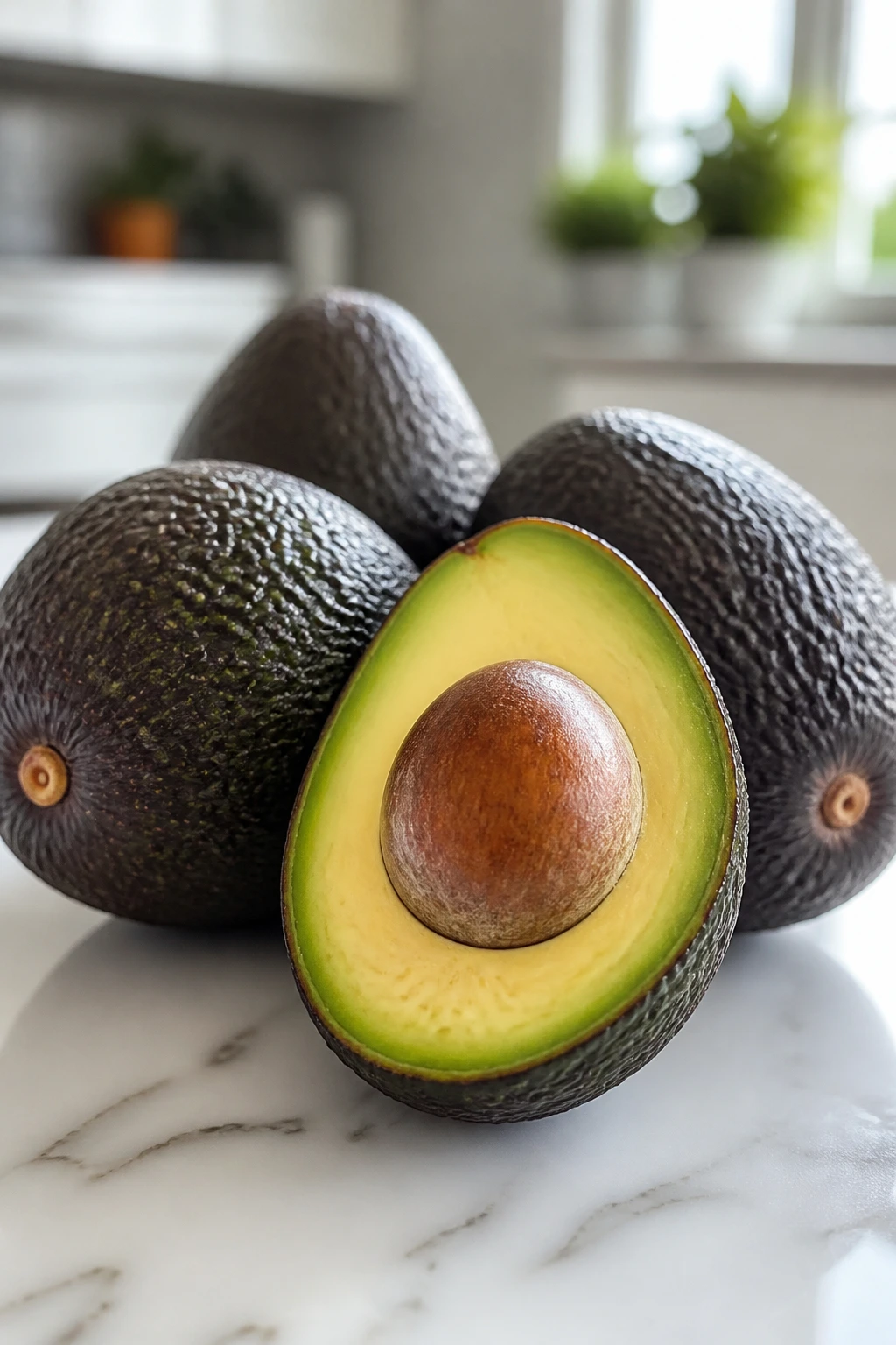 Group of Brogden Avocados on kitchen counter