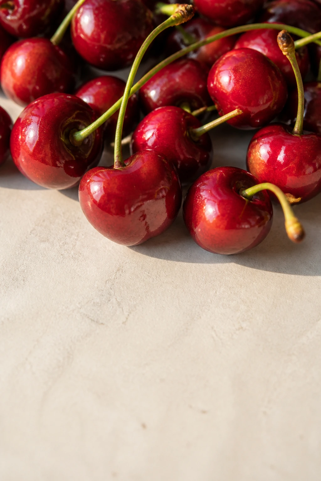 Pregnancy Superfood: Are Cherries Good During Pregnancy? 11 Group of ripe cherries spilling onto a surface