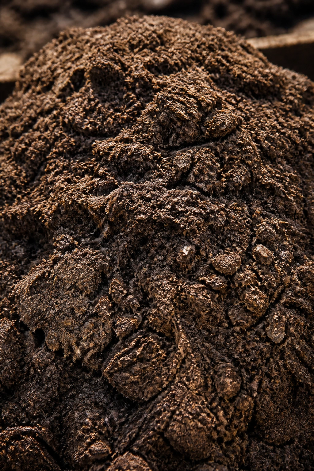 Is Chicken Manure Good For Fruit Trees Or Not? 7 Close-up of well-rotted chicken manure in a garden compost pile