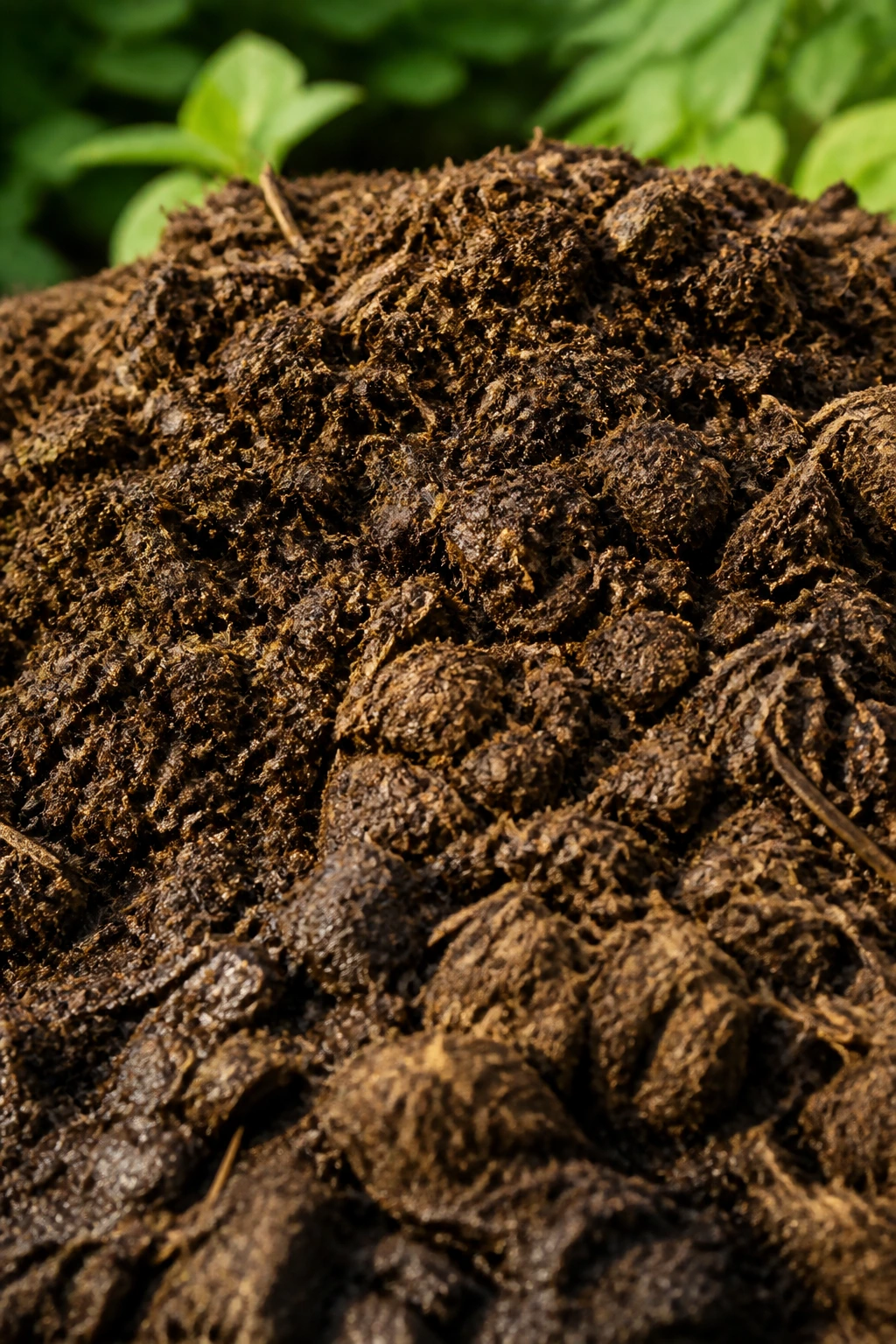 Is Chicken Manure Good For Fruit Trees Or Not? 8 Macro close-up of composted chicken manure in a garden setting