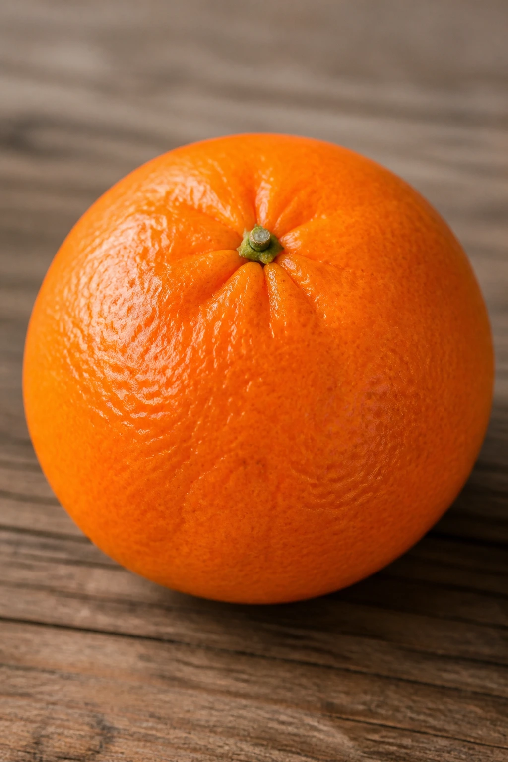 Bright Clementine orange dominating a wooden surface, implying natural constipation relief