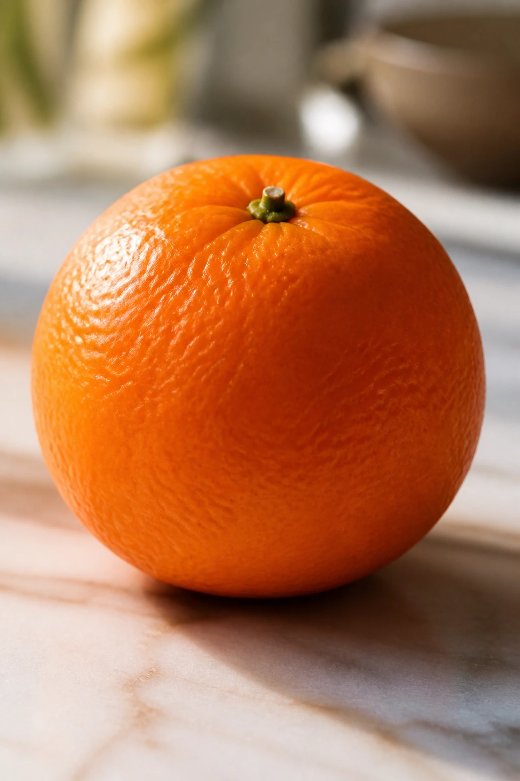 Banishing Breakouts: Are Clementines Good For Acne? 1 Close-up of a single Clementine on a warm kitchen counter with natural daylight