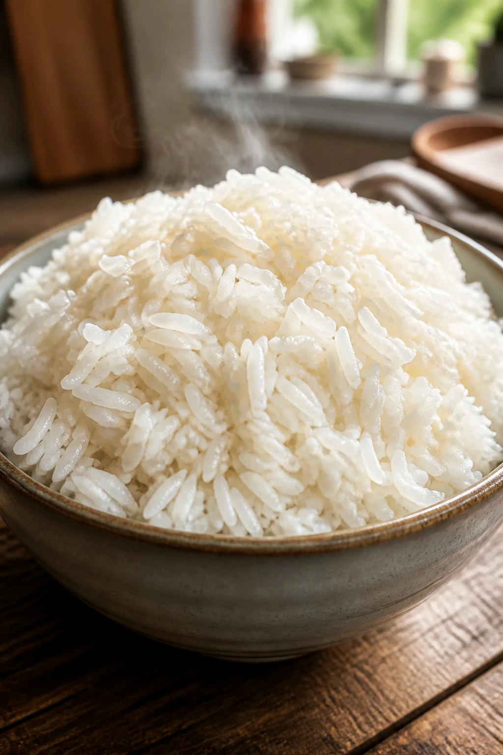 Is Rice A Fruit, A Vegetable, A Grain, Or A Seed? 4 Cooked white rice mound in bowl with subtle steam