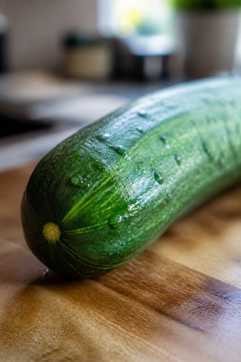Is Cucumber Good For Ulcer Patients? Is It Safe Or Not? 1 Close-up of fresh cucumber with dew on vibrant green skin