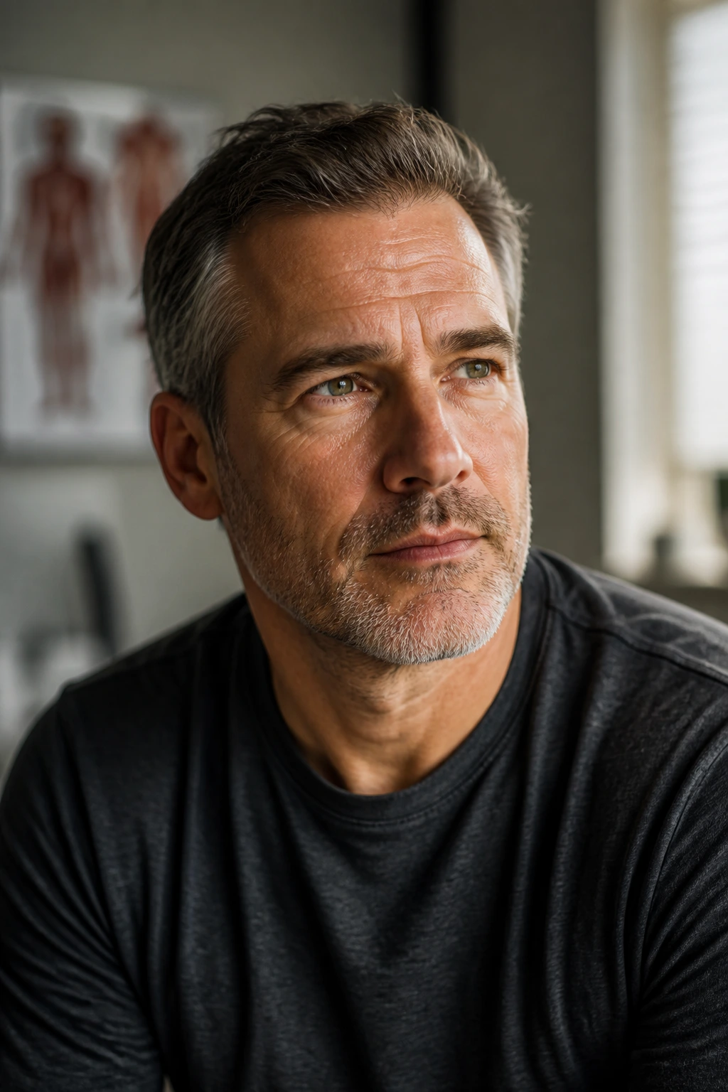 Is Watermelon Good For Erectile Dysfunction? Any Benefits? 1 Close-up portrait of a man in a clinic, representing erectile dysfunction causes