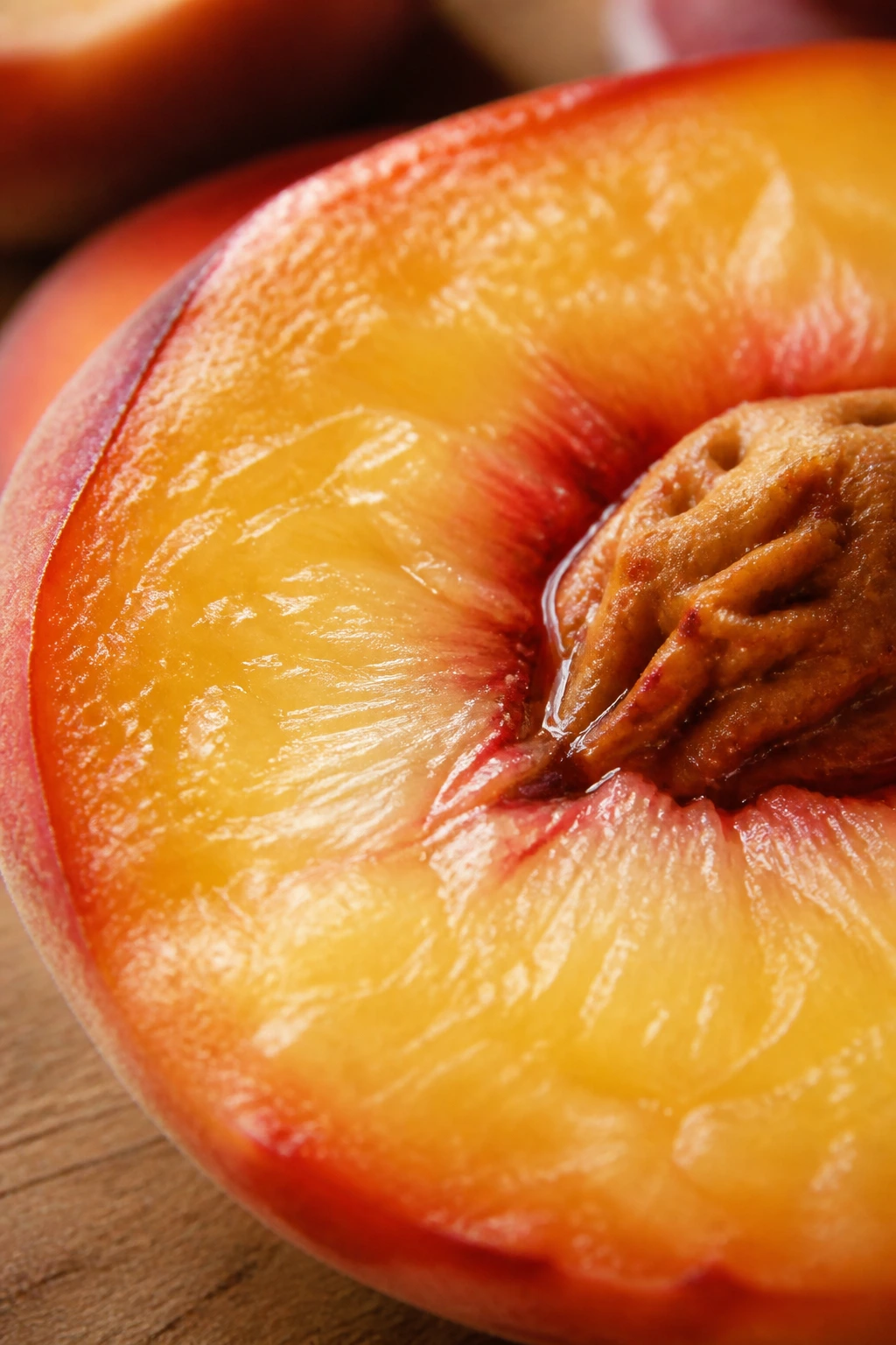 Where Does The Sweetness Of Fruit Come From? Find Out Now! 10 Close-up of a sliced fruit interior highlighting sweetness from enzymatic action.