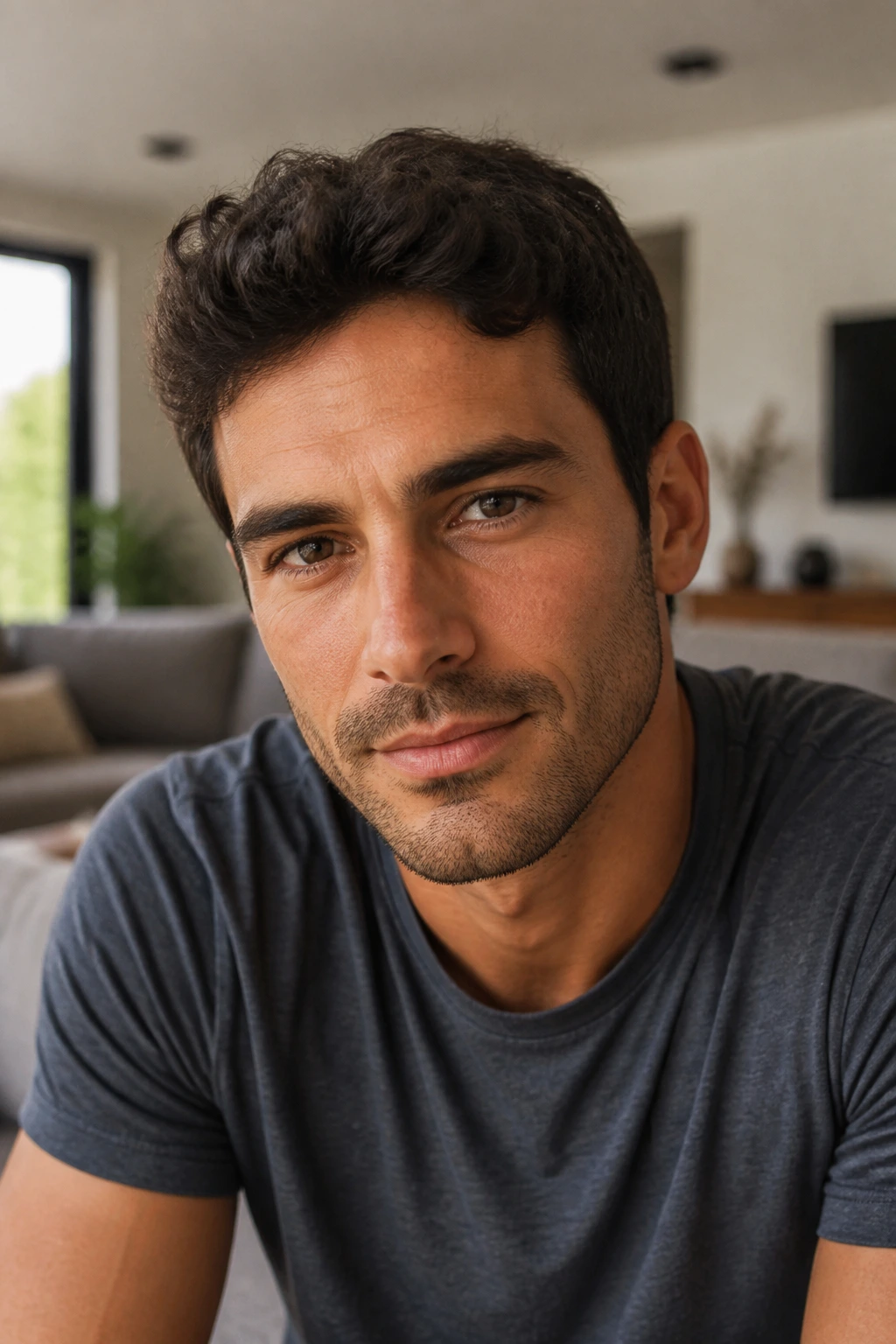 10 Surprising Benefits of Banana and Groundnut Sexually 2 Close-up portrait of a real man exuding confidence, symbolizing improved erectile performance