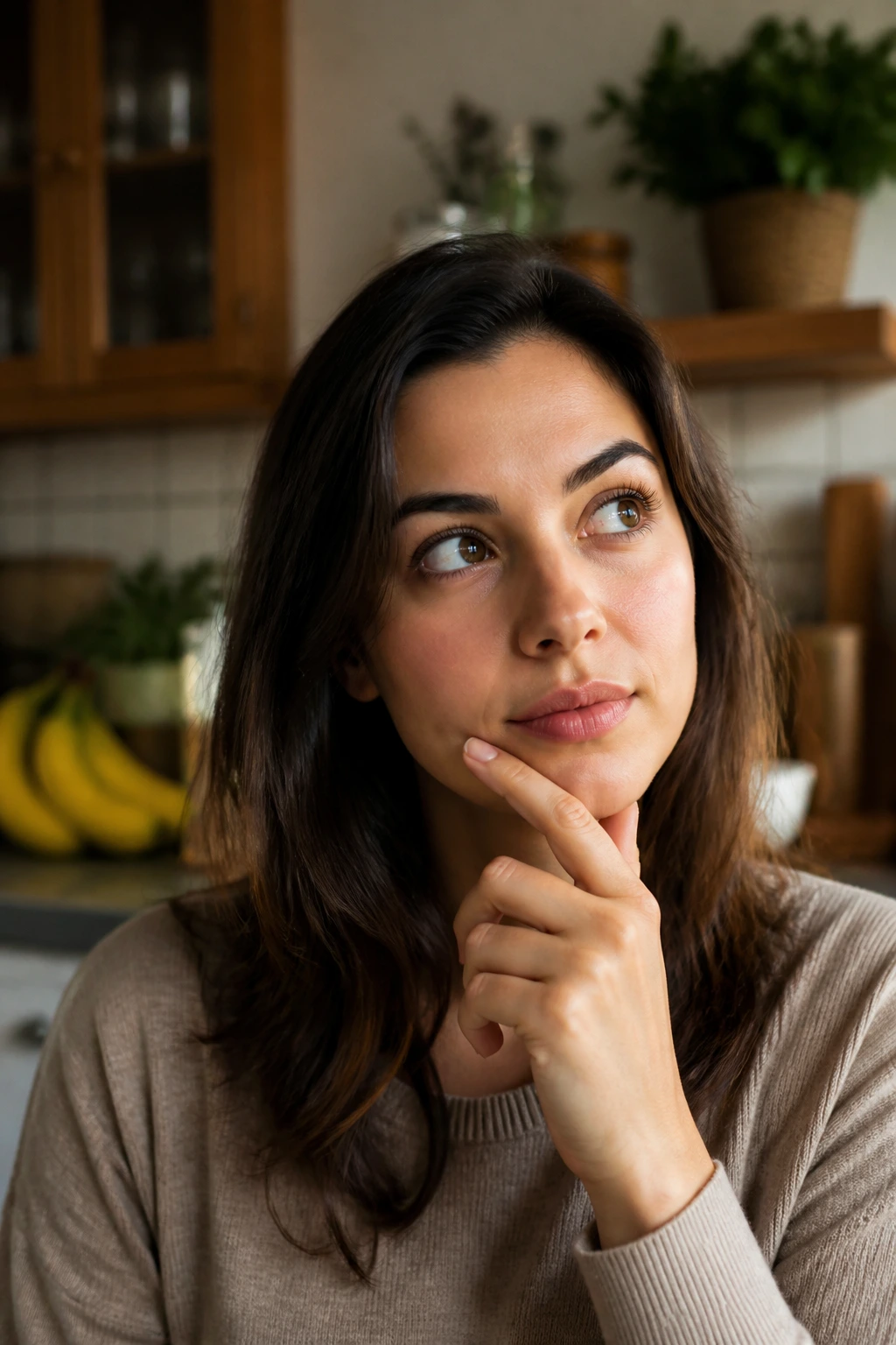 Are Plantains Keto-Friendly? All You Need To Know 5 Close-up portrait of a thoughtful real person in a cozy kitchen
