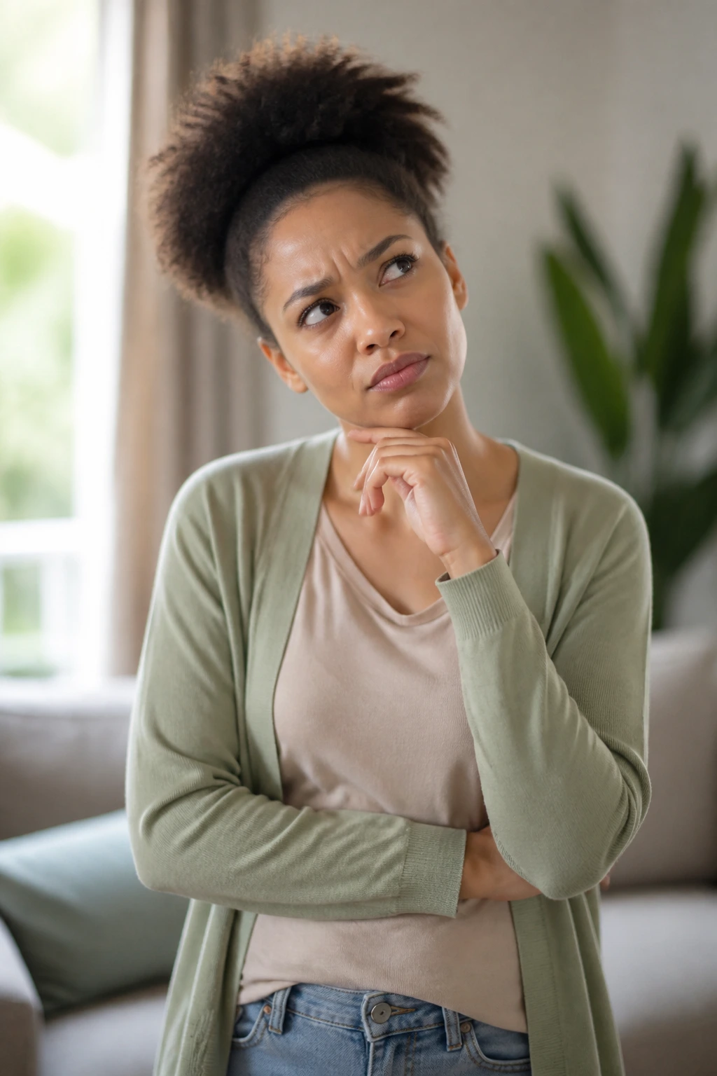 Plantain Vs Potato: Which is Better? Let's Find Out 11 Curious real-person portrait in a home setting