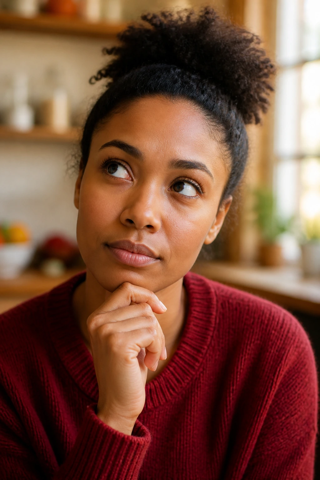 Close-up portrait of a thoughtful person representing FAQs about sorrel fruit