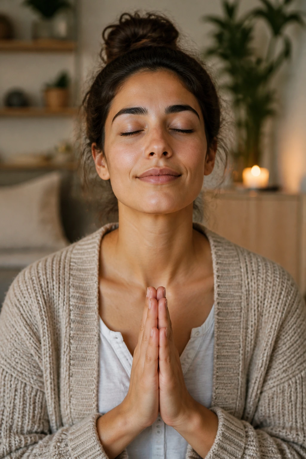 Is Cucumber Good For Fertility In Male And Female? 5 Person meditating in a cozy home setting