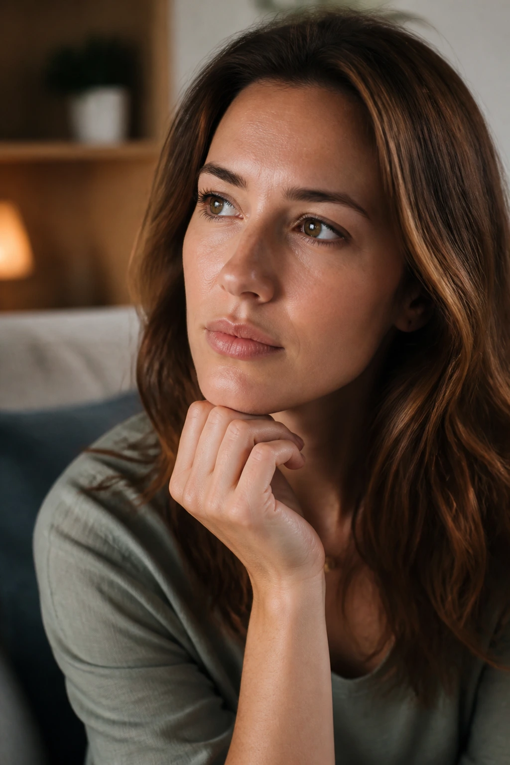 Can Gerbils Eat Cucumbers? All You Need To Know 6 Portrait of a thoughtful person in warm indoor light
