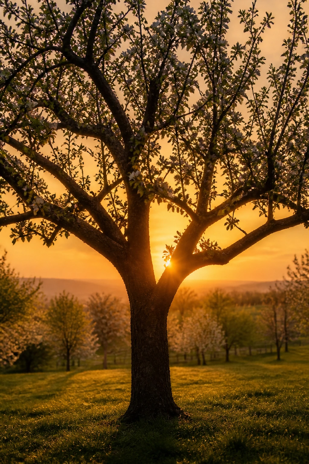 When Is A Good Time To Prune Fruit Trees? 11 Mature fruit tree silhouette at sunset in a garden