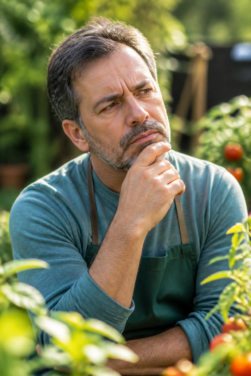 Is Epsom Salt Good For Fruit Trees, Vegetables, And Shrubs? 8 Close-up portrait of a gardener in a sunlit garden