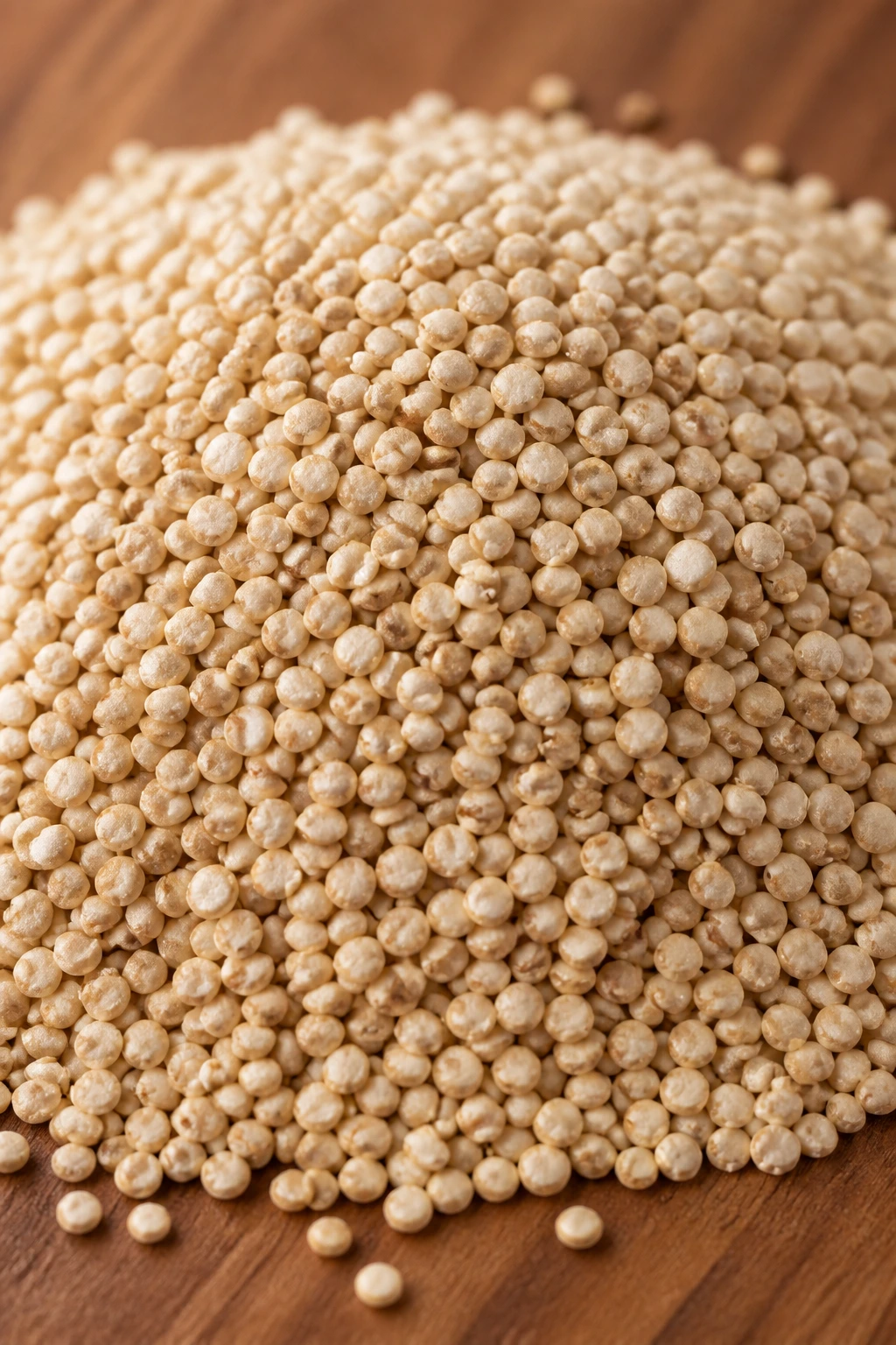 Are Wheat Berries Gluten-Free? Find Out If It Is Gluten-Free 3 Close-up of quinoa seeds on wood, representing gluten-free grain alternatives