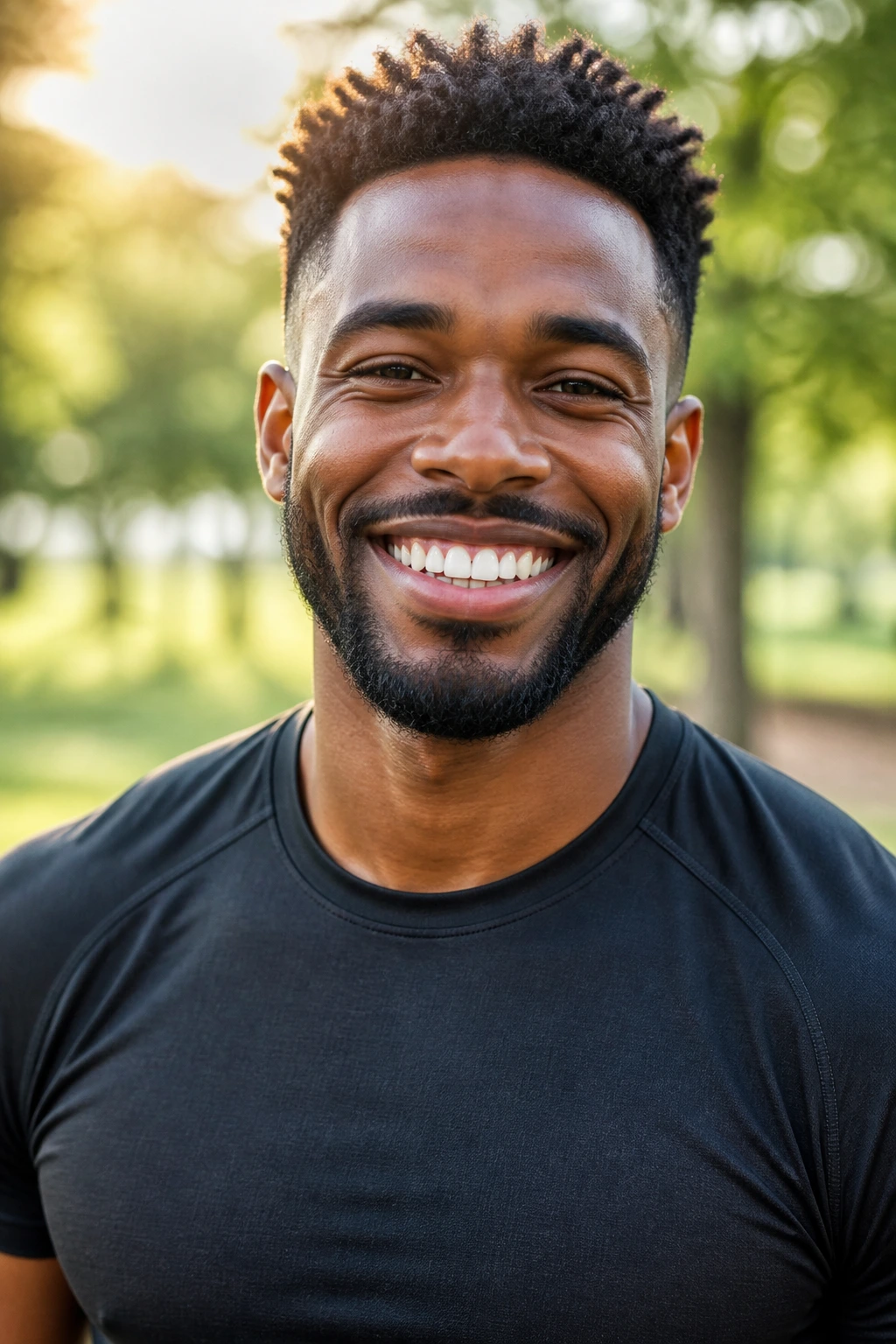 10 Surprising Benefits of Banana and Groundnut Sexually 8 Medium close-up portrait of a healthy, energetic person in a park, symbolizing heart health