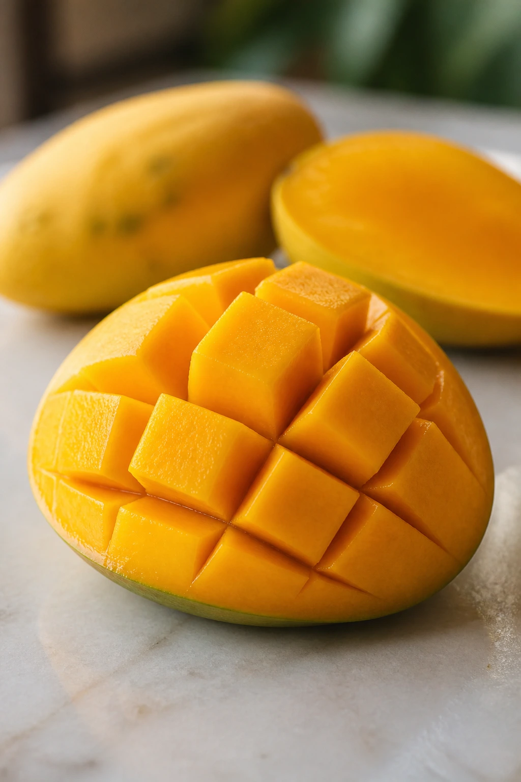 Is Indian Mango Good for Dogs? All You Need to Know 2 Sliced Indian mango showing vibrant orange flesh
