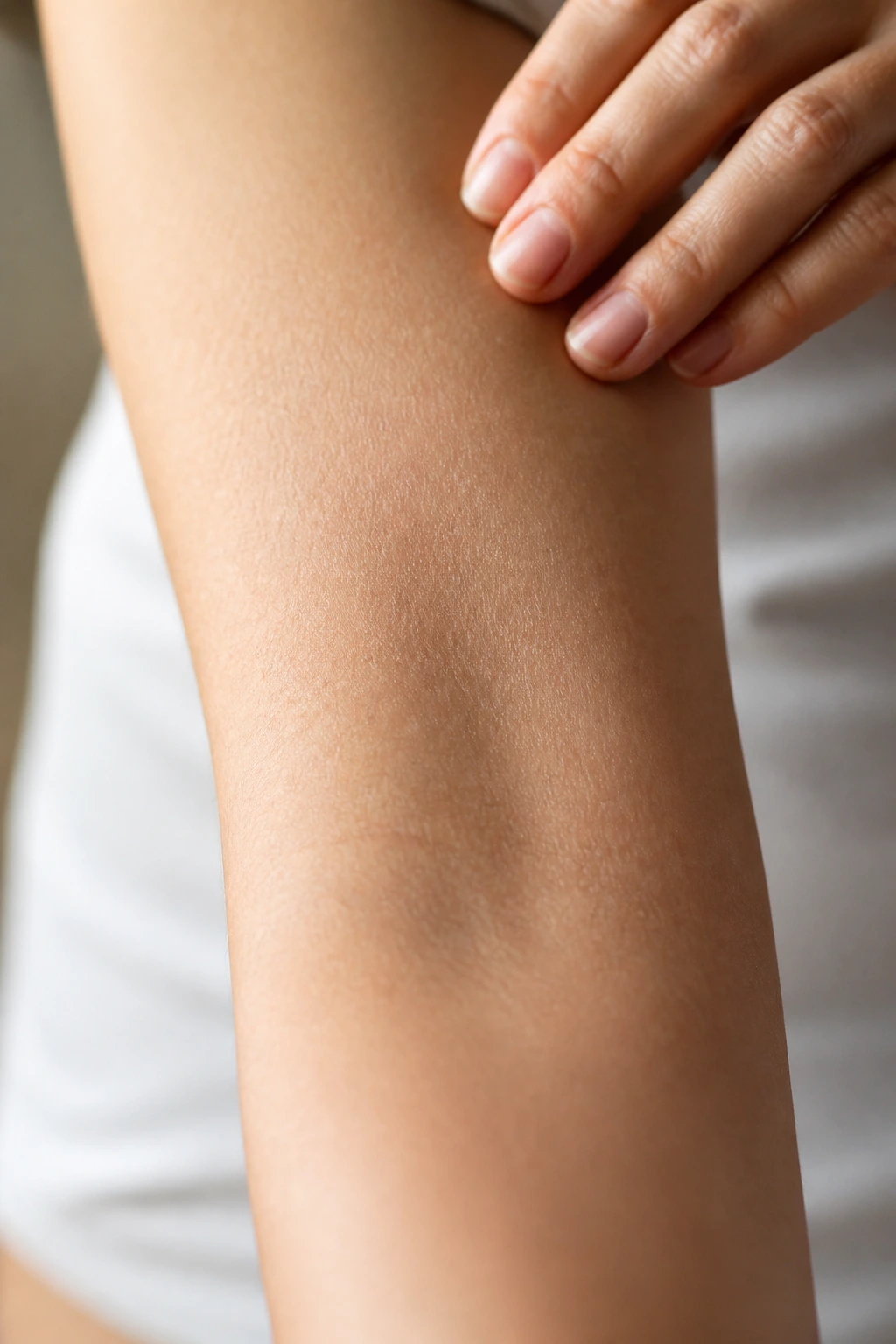 Close-up of a forearm with healthy skin to symbolize anti-inflammatory benefits.