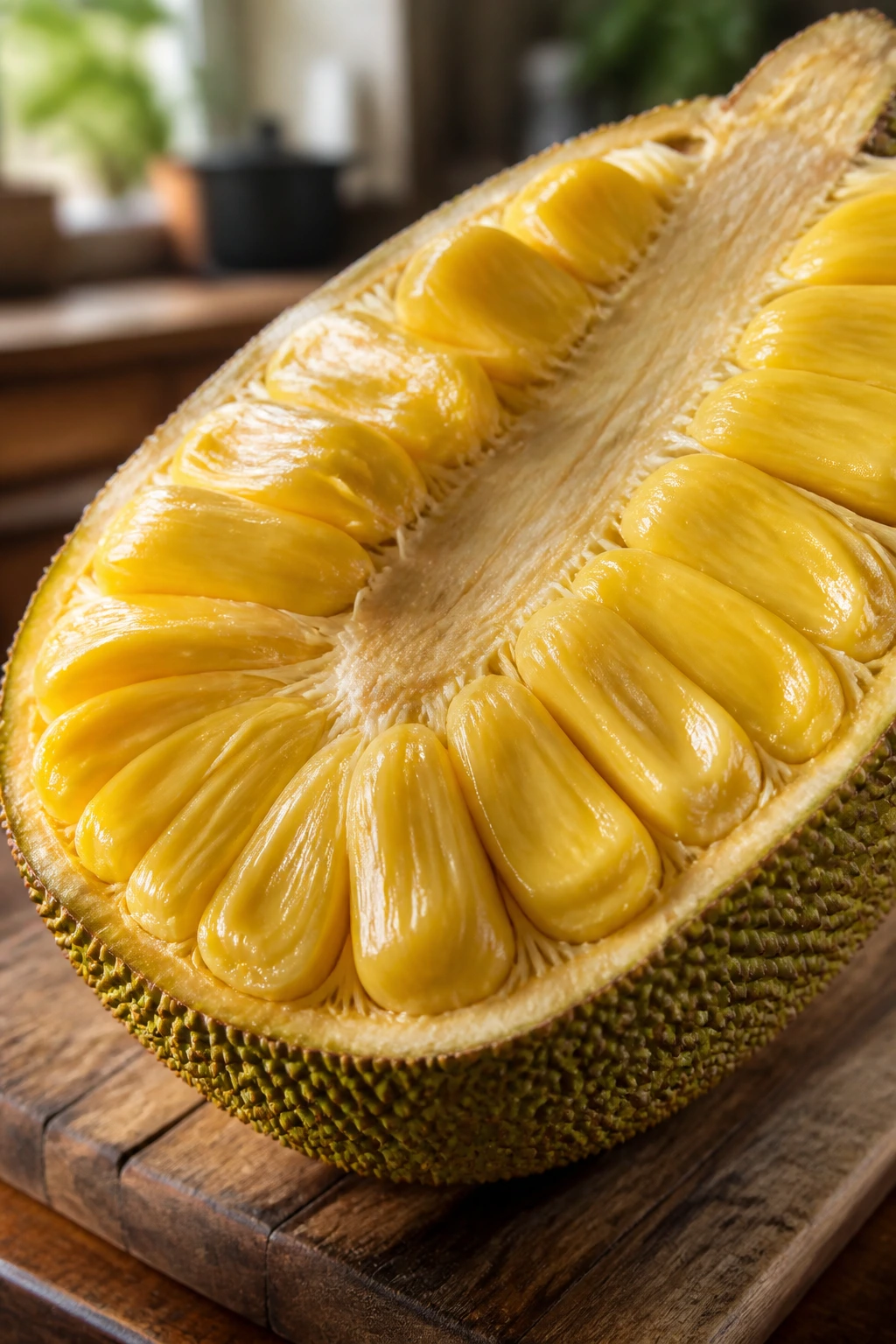 10 Special Fruits That Are Superfoods (For A Healthy Diet) 10 Close-up of jackfruit flesh and bulbs