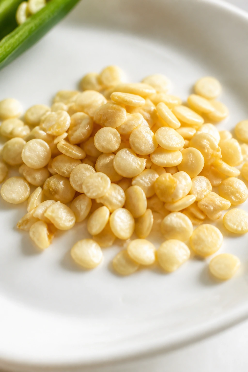 Can You Eat Jalapeno Seeds? What Are The Benefits? 2 Close-up of jalapeño seeds on a white plate highlighting nutrition