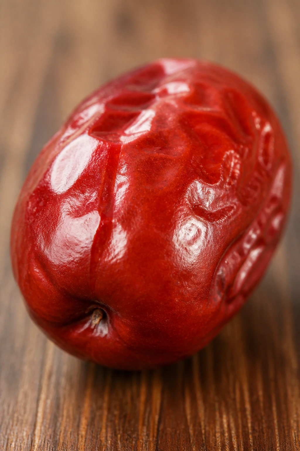 Can Pregnant Lady Eat Jujube Fruit? Yes And See Why 2 Close-up of a single ripe jujube fruit with glossy skin