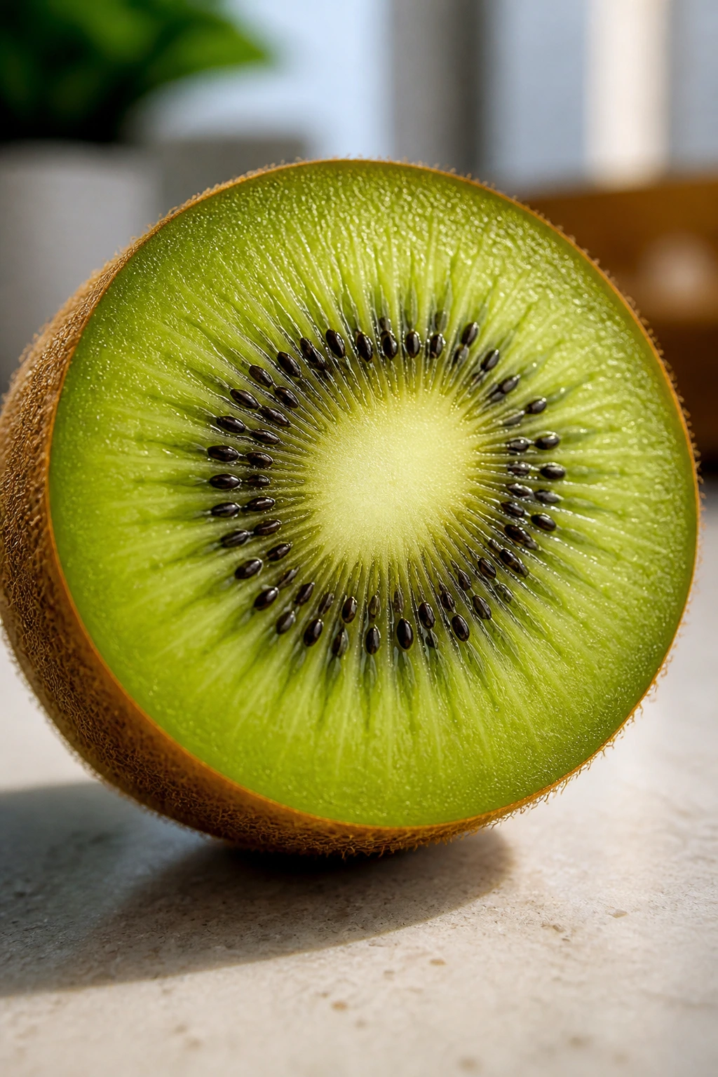 10 Special Fruits That Are Superfoods (For A Healthy Diet) 6 Close-up of halved kiwifruit showing green flesh and seeds