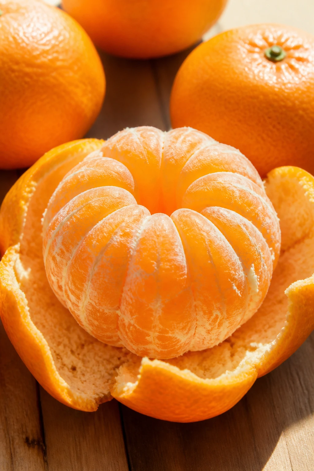 Are Mandarins Good For Pregnancy? Is It Safe? 6 Peeled mandarin displaying vibrant segments