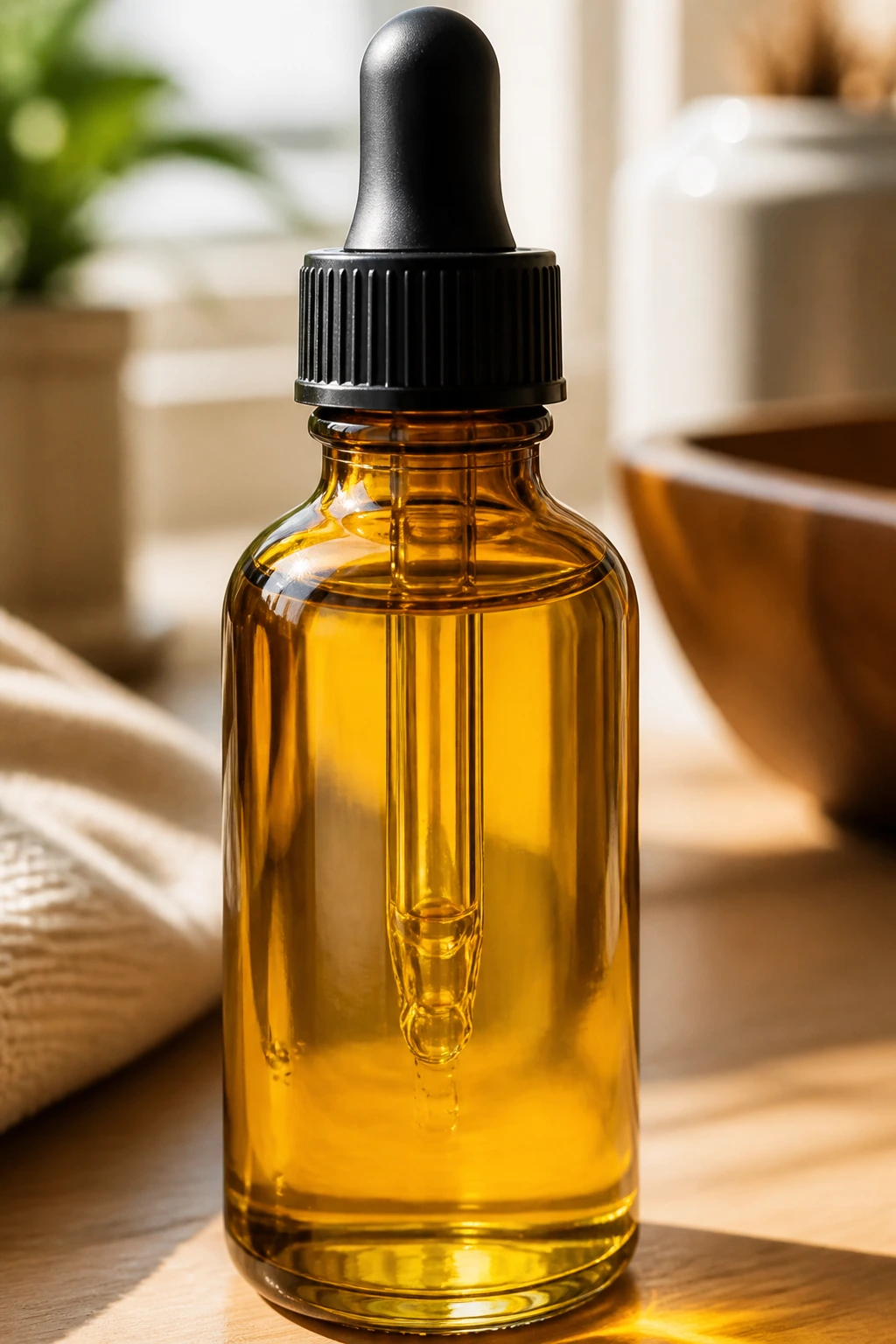 What To Do With A Mango Seed? Here Are 7 Things You Can Do 7 Close-up of amber mango seed oil bottle on wooden surface