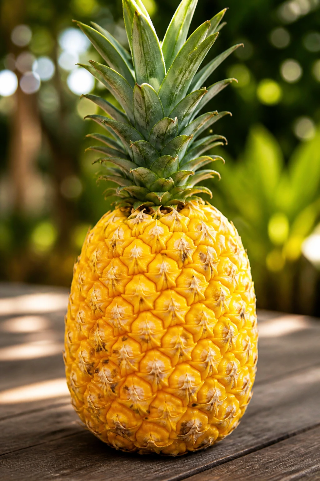Tropical Showdown: Mango Vs Pineapple - A Comparison 9 MD2 pineapple close-up with crown leaves