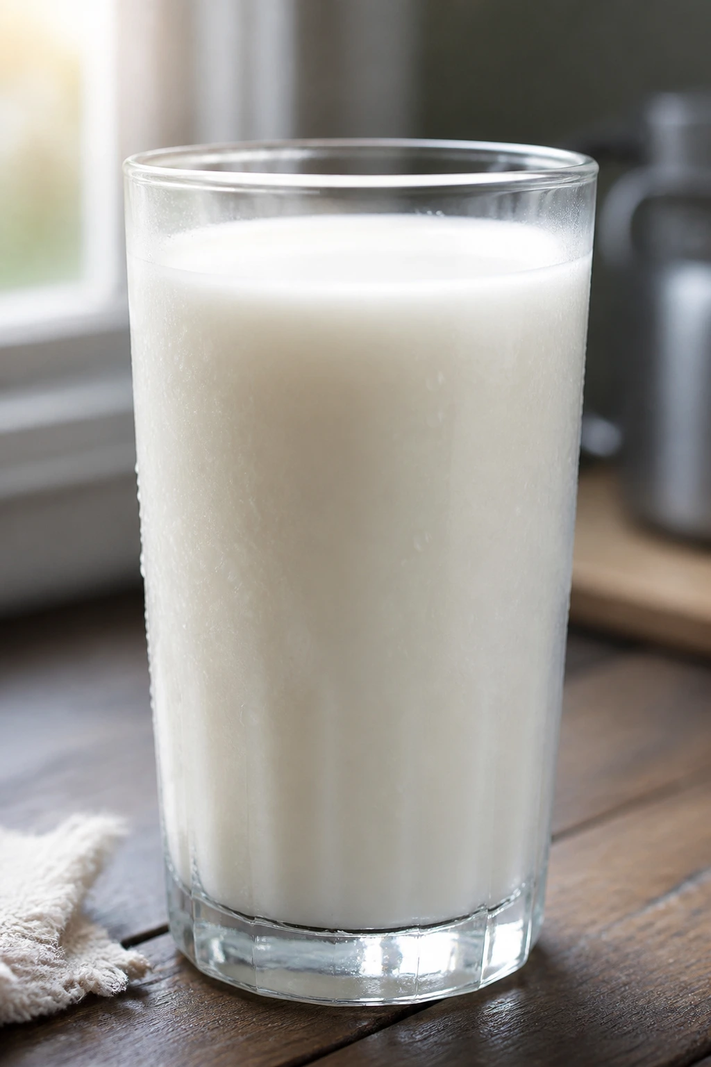 Papaya With Milk Benefits For Skin, Hair, & Health 2 Glass of fresh milk on wooden table with natural light